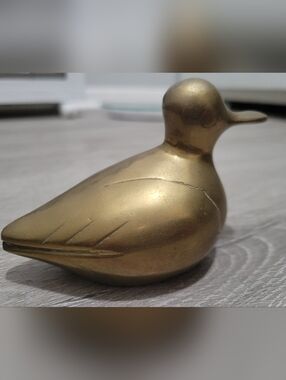 Vintage/antique Classic Collectable Solid Brass Decorative Duck Figurine